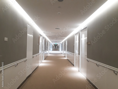Fotomural Hospital, construction, interior of hospital