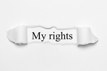 Poster - My rights