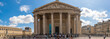 The Pantheon building in the Latin Quarter in Paris France, famous monument during Bastille Day