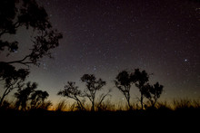 Night Sky Australian Outback Close To Karjini National Park