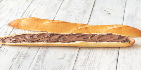 Sticker - Baguette with chocolate cream