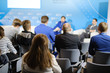 © Anton Gvozdikov - Business conference participants listen to lecturer