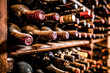 © enolabrain - Old and dusty bottle of wine.