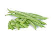 © phongsakon - green beans on white background