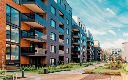 Cuadros en Lienzo Europe modern complex of residential buildings