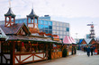 People at Christmas market in Alexanderplatz in Berlin