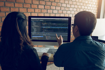 developing programming and coding technologies working in a software engineers developing applicatio