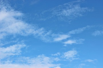 bottomless blue sky beautiful cloud background