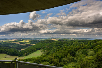 Wall Mural - Eifelblick vom Gänsehalsturm