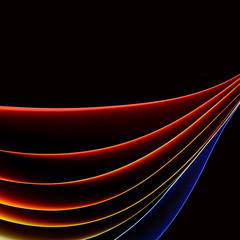 Wall Mural - Abstract paper sheets