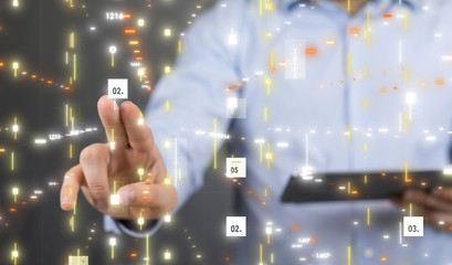 Touch screen technology. Future modern touch screen technology