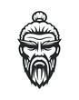 Sensei logo. Old master kung fu