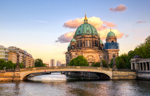 Berlin Cathedral Located On Museum Island In The Mitte Borough Of Berlin, Germany.