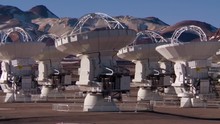 The ALMA Array In The Atacama Desert Of Chile Is The Largest Ground Based Telescope In The World.