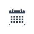 © A Oleksii - Calendar related vector glyph icon.