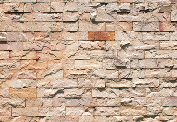 Canvas Print -   Stone wall background.Brick wall background.