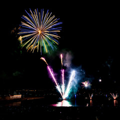 Poster - fireworks in the sky