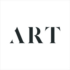 Wall Mural - art logotype vector logo.
