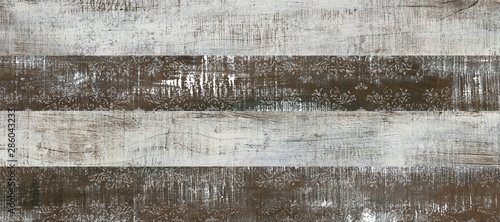 Naklejka - mata magnetyczna na lodówkę grunge wooden background