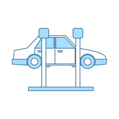 Poster - Car Lift Icon