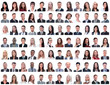 © ASDF - portraits of successful employees isolated on a white