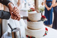 Anschnitt Hochzeitstorte Cake 