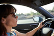 © luismicss - view of a woman driving her car