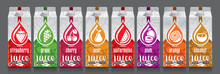 Ready Design Vector Juice, Fruit Package Set