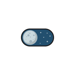 Wall Mural - night mode application icon