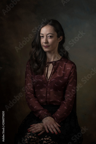 Fotomural elegant portrait of beautiful woman