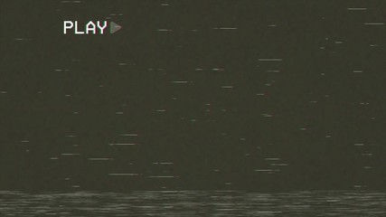 Poster - An old damaged VHS tape playing, over noise from an analog TV, with a PLAY text, 30 fps. Cool retro vintage background for modern videos.