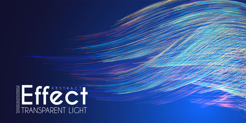 Wall Mural - Motion Backgound. Magic color amd light effect design template. Shining depth space.