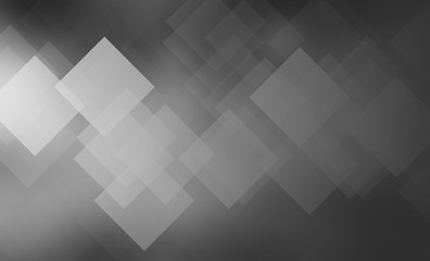 Wall Mural - Gray tone of squares pattern minimal background