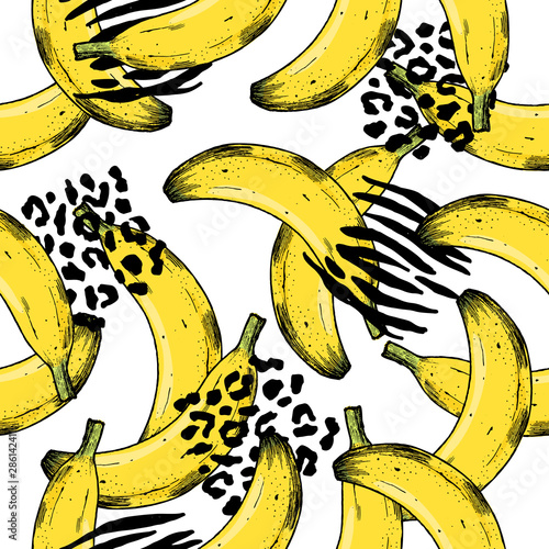 Rysunek Obraz Banan Prosty Rysunek