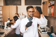 © hedgehog94 - Middle age scientists and researchers work in chemical laboratory.