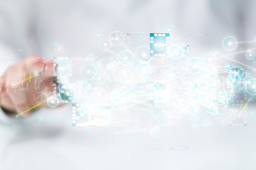 Touch screen technology. Future modern touch screen technology