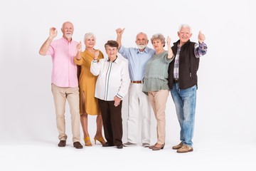 Poster - Positive senior people