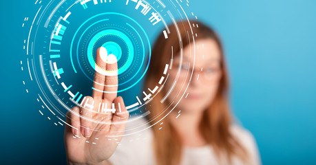 Software, web development, programming concept. Abstract Programming