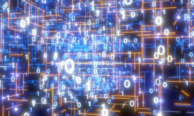 software, web development, programming concept. abstract programming