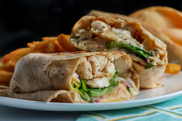 Chicken Caesar Wrap Sandwich