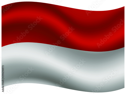 Dekoracja na wymiar  indonezja-piekne-flagi-narodowe-z-efektami-macha-oryginalne-kolory-i-proporcje-niesamowity