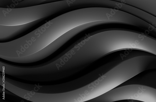 Black Abstract Background. Modern Architecture Graphic Design