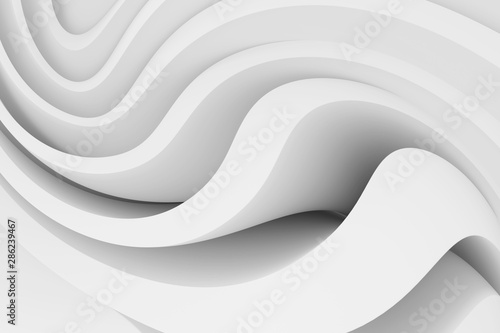 White Abstract Background. Modern Architecture Graphic Design
