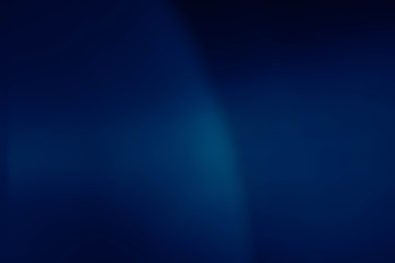 Wall Mural - defocused navy blue abstract art background. colored lens flare. blur flash light.