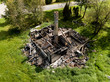 © vectorass - Bird eye view of a burnt house
