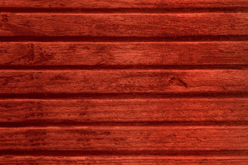 Canvas Print - red planks background