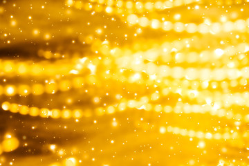 Glamorous gold shiny glow and glitter, luxury holiday background