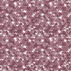 Wall Mural - seamless shiny sequined fabric texture with pink palliettes