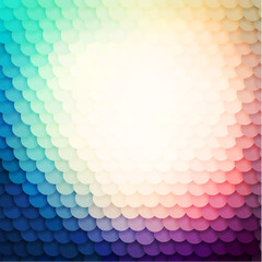 Wall Mural - abstract colorful background with circles