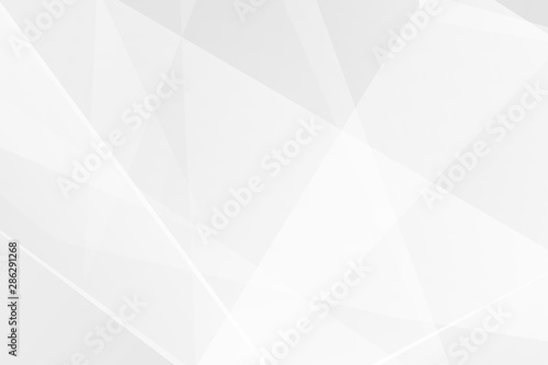 Cuadros en Lienzo Abstract white and grey on light silver background modern design